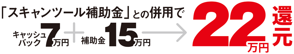 最大22万円還元